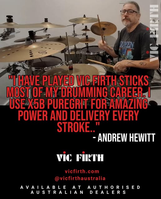 Andrew Hewitt - Vic Firth Drumsticks - April 2025