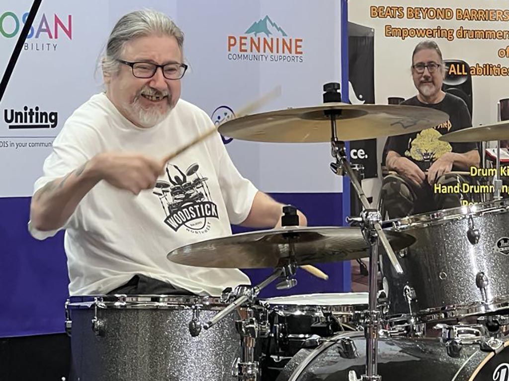 Australian drummer Andrew Hewitt